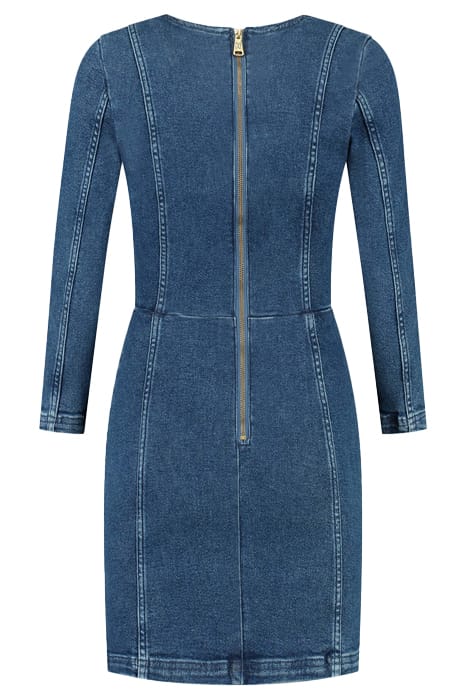 BEX DRESS MID BLUE 2