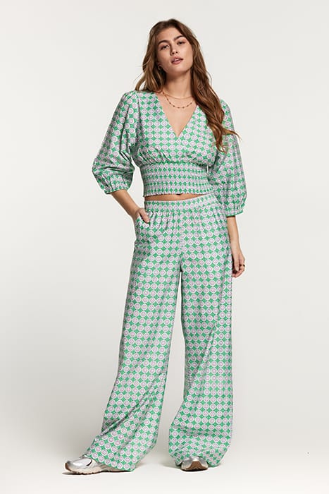 LADIES TOBAGO TROUSERS PORTO TILE FRESH GREEN 5