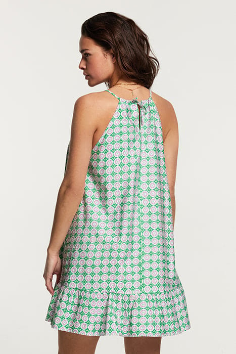LADIES MEDELLIN DRESS PORTO TILE FRESH GREEN 2