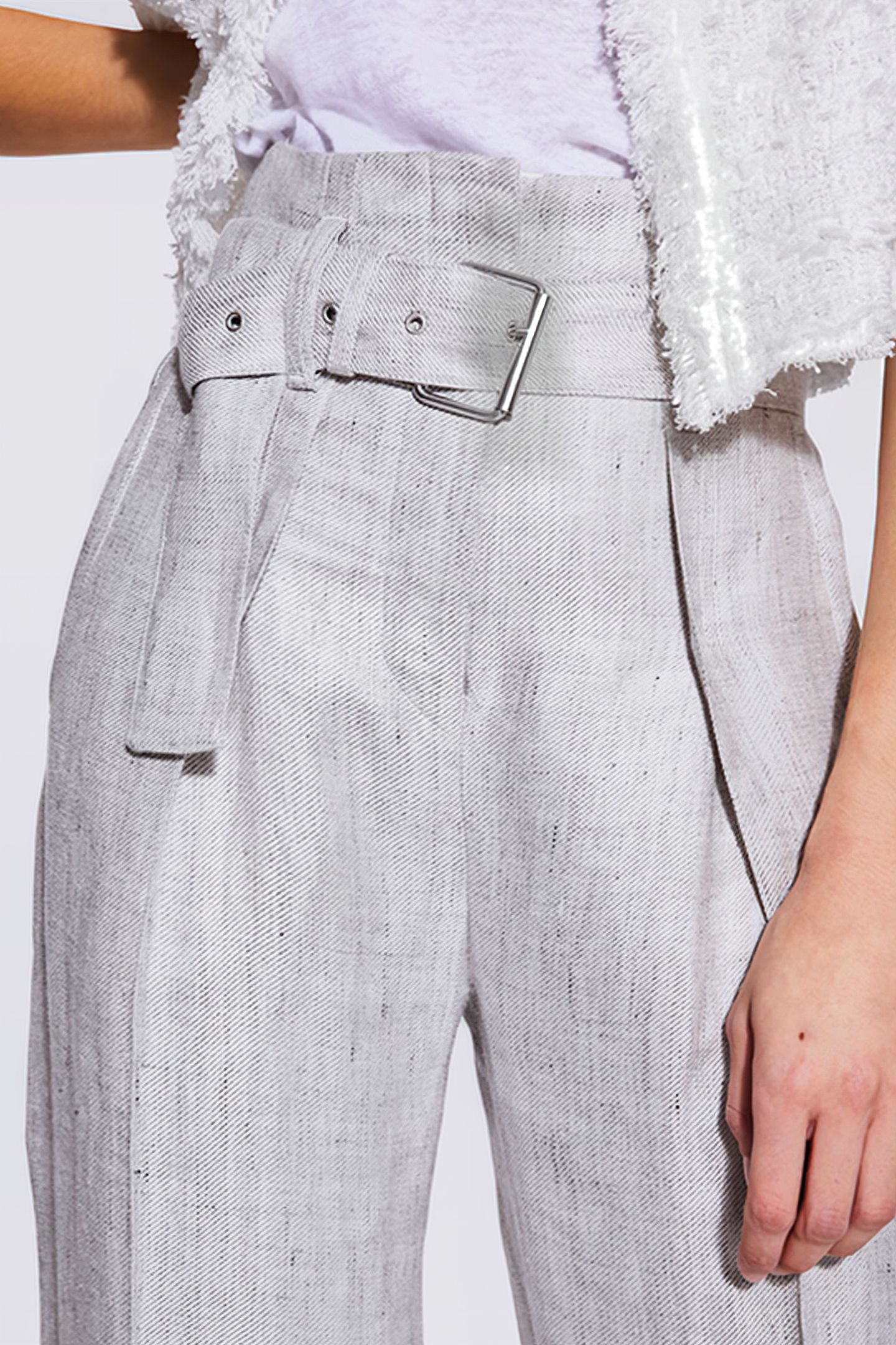 NAJAVA STRAIGHT PANT IN ECRU/GREY 4