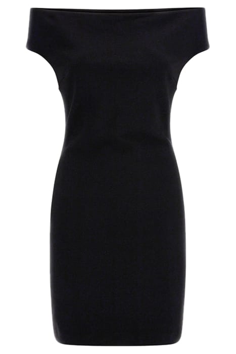 MARCIANO BY GUESS DAHLIA OFF SHOULDER JET BLACK 8