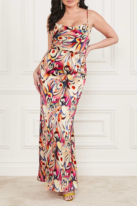 MARCIANO BY GUESS MADELYN MAXI DRESS WONDERLAND PRINT 3