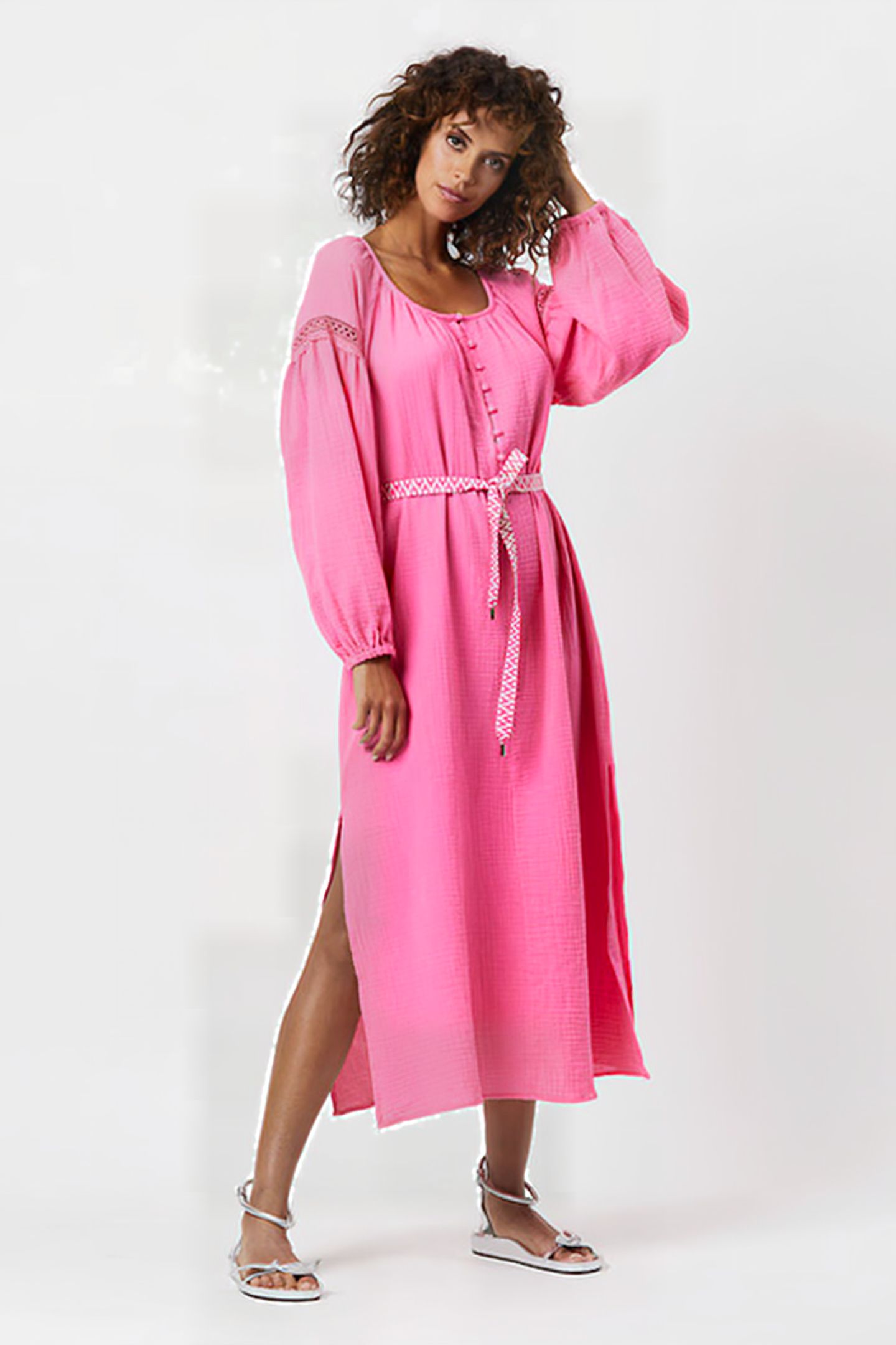 D6CHELSEY MAXI DRESS PINK GLOW 1