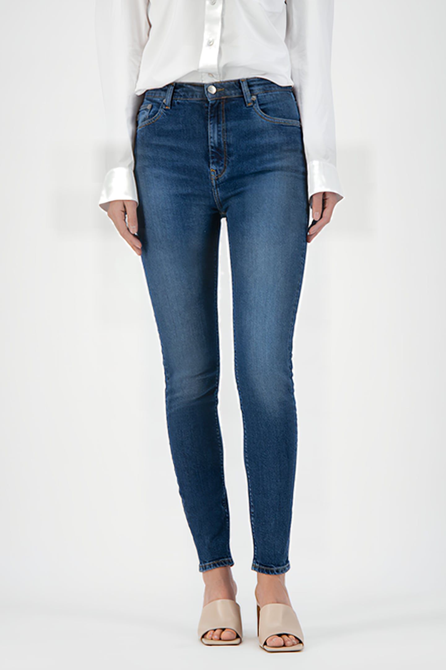 SKY RISE SKINNY PURE BLUE 1