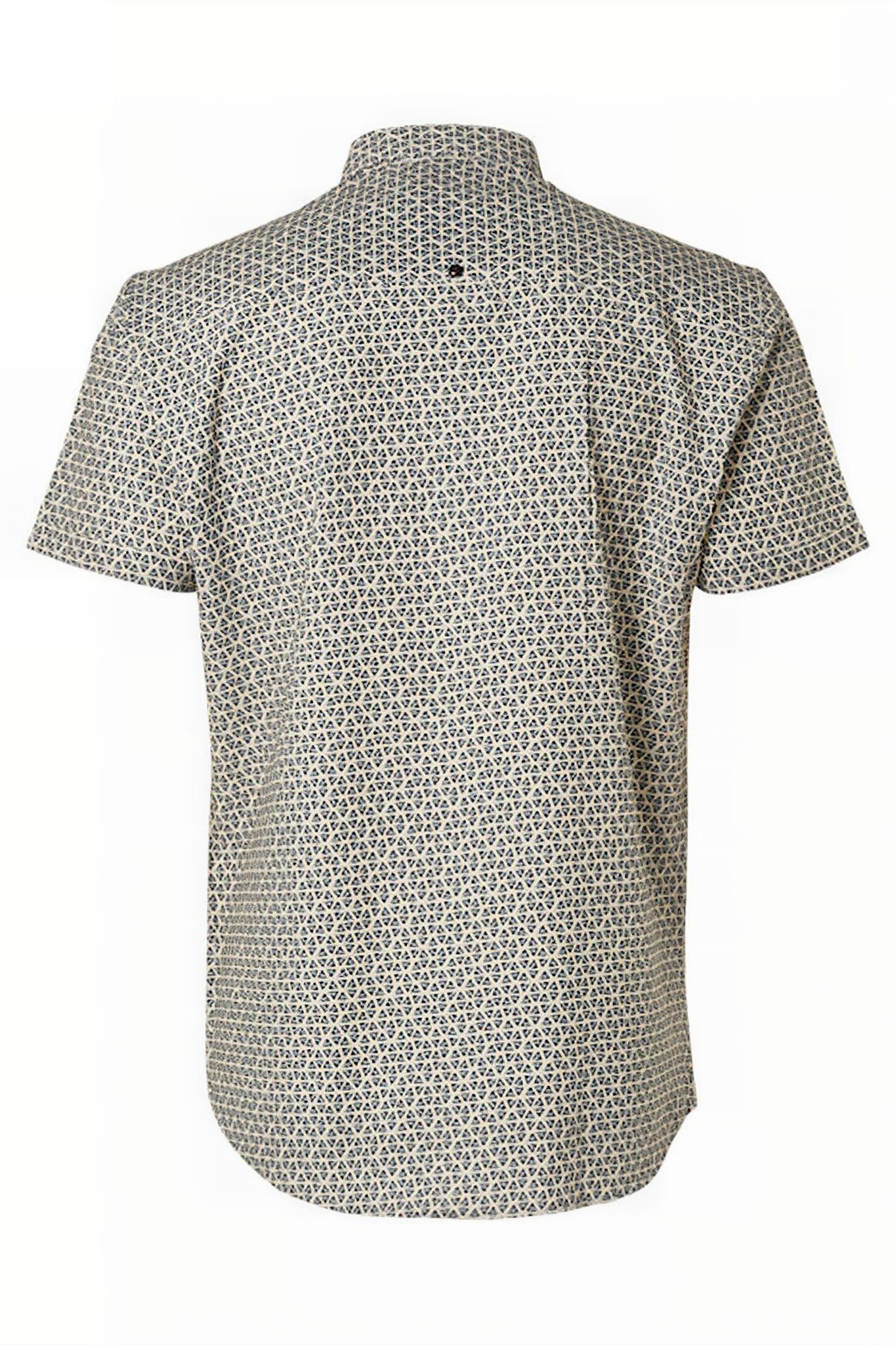 SHIRT SHORT SLEEVE ALLOVER PRINTED OFFWHITE 5