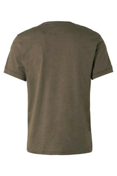 T-SHIRT CREWNECK SLUB ARMY 5