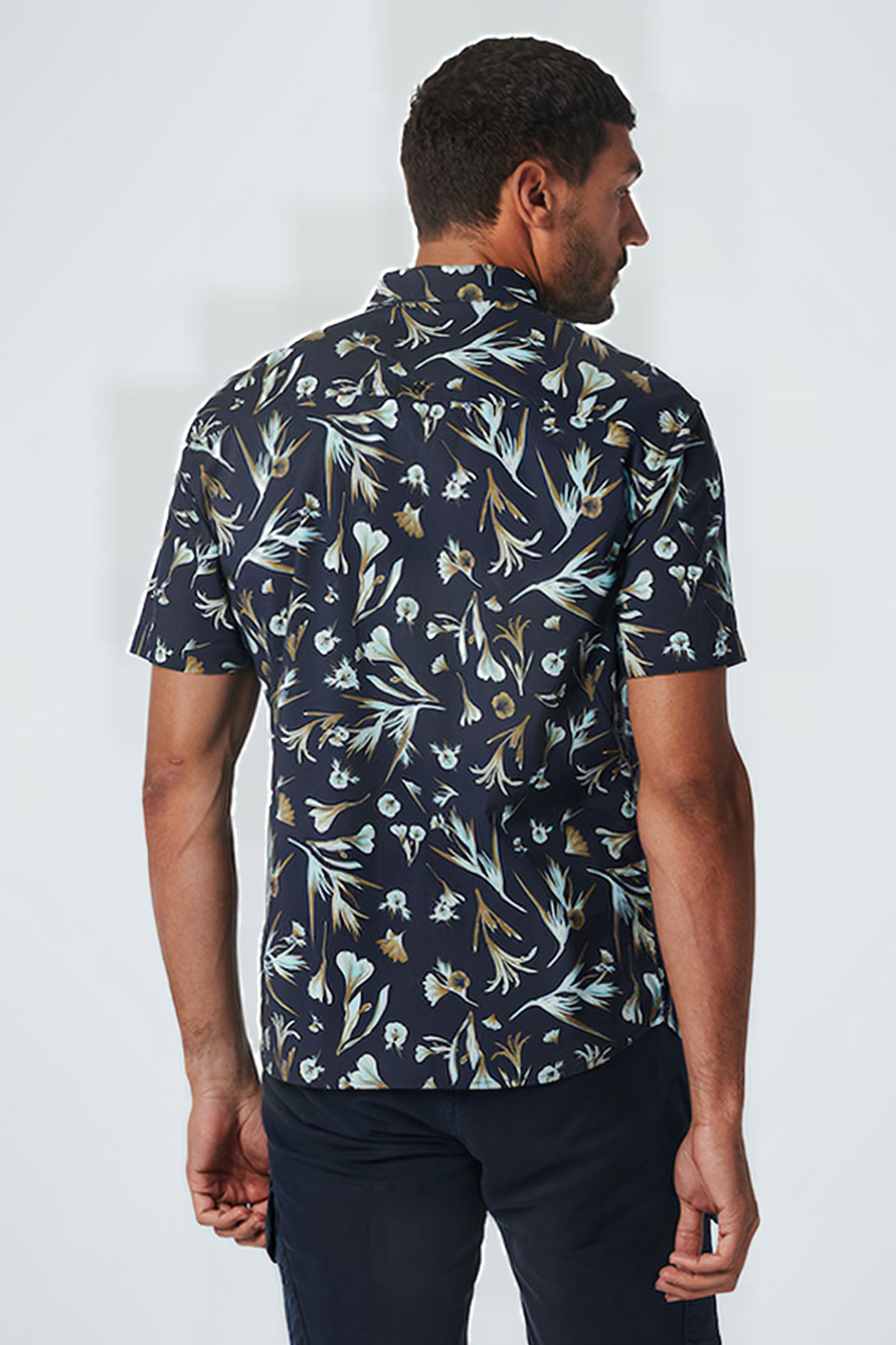 SHIRT SHORT SLEEVE ALLOVER PRINTED NIGHT 2