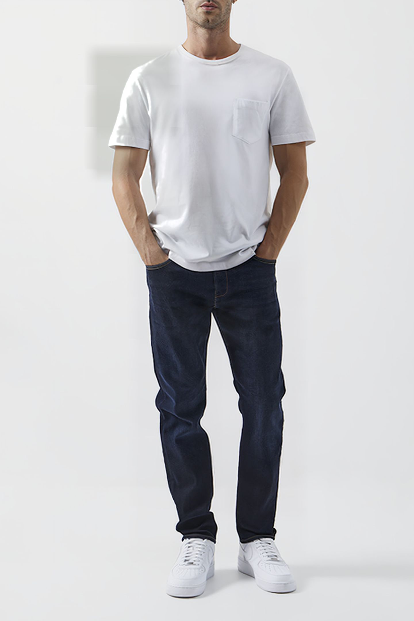 SLIM FIT STRETCH JEANS INDIGO REG 2