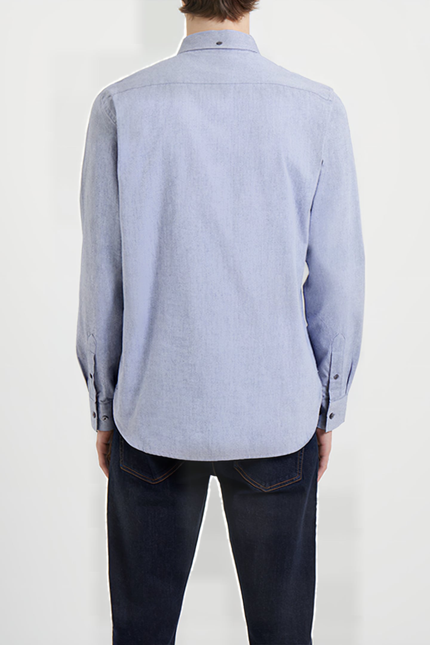 OXFORD LOGO LONG SLEEVE SHIRT DARK NAVY/DARK NAVY 2