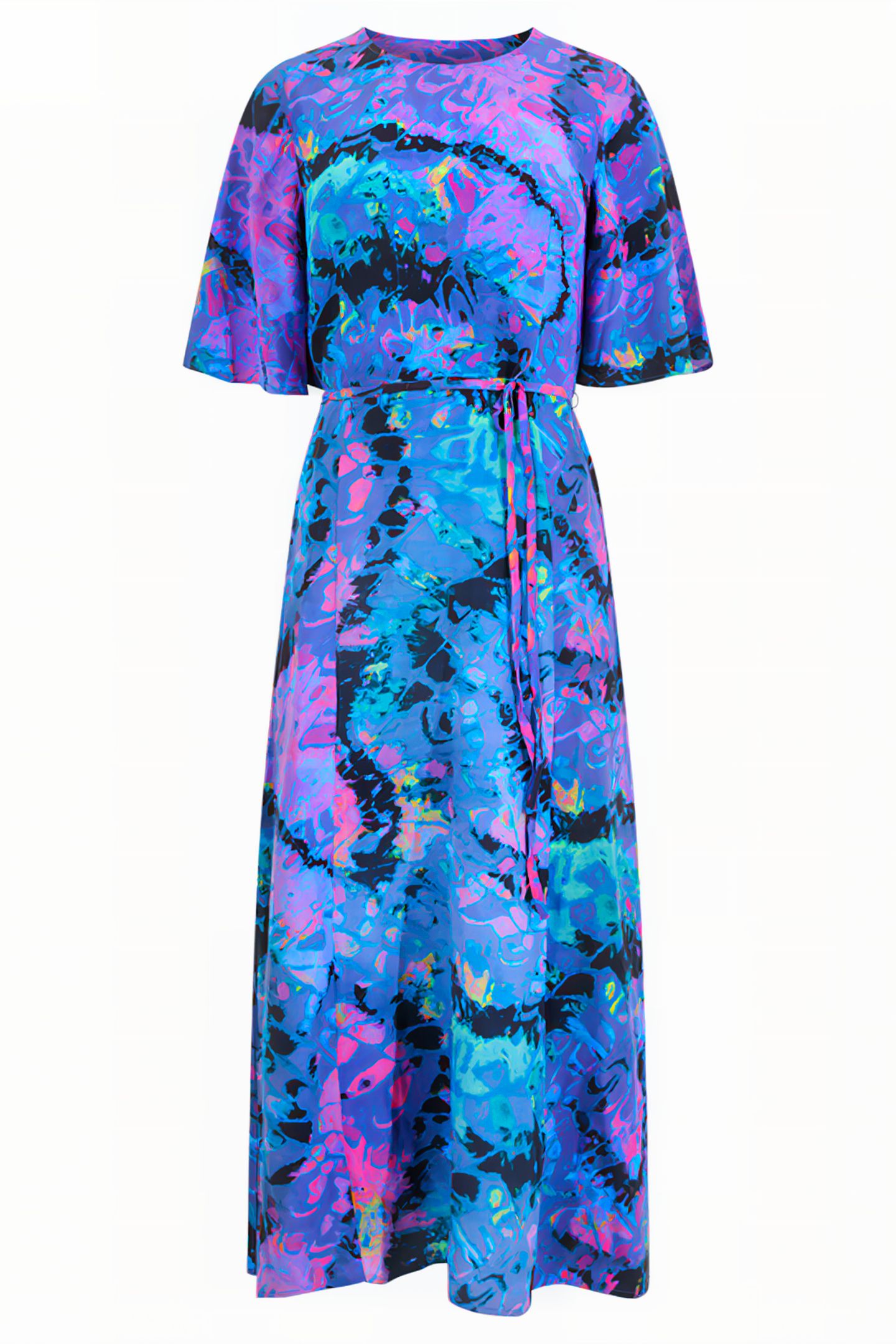 GABRIELLA DELPH MIDI BLUE DEPTHS 3