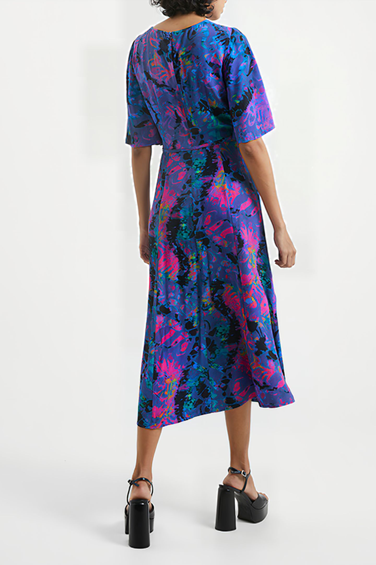 GABRIELLA DELPH MIDI BLUE DEPTHS 2