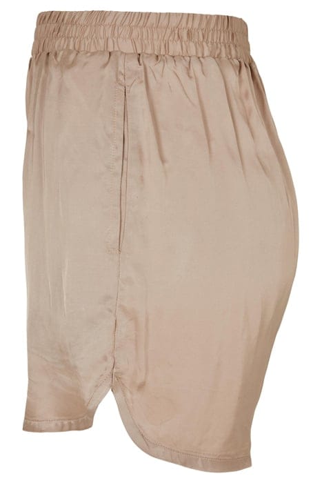 LADIES VISCOSE SATIN RESORT SHORTS SOFTTAUPE 5