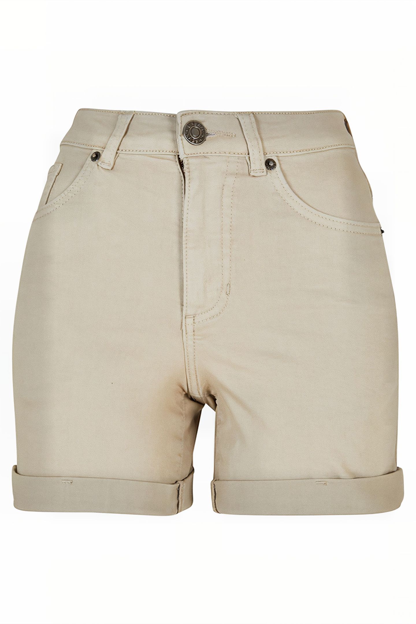 LADIES COLORED STRECH DENIM SHORTS SOFTSEAGRASS 4
