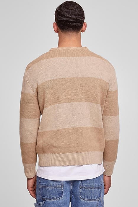 HEAVY OVERSIZED STRIPED SWEATSHIRT WARMSAND/WETSAND 2
