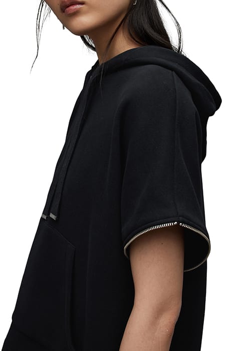JAMIE ZIPPER HOODY BLACK 5