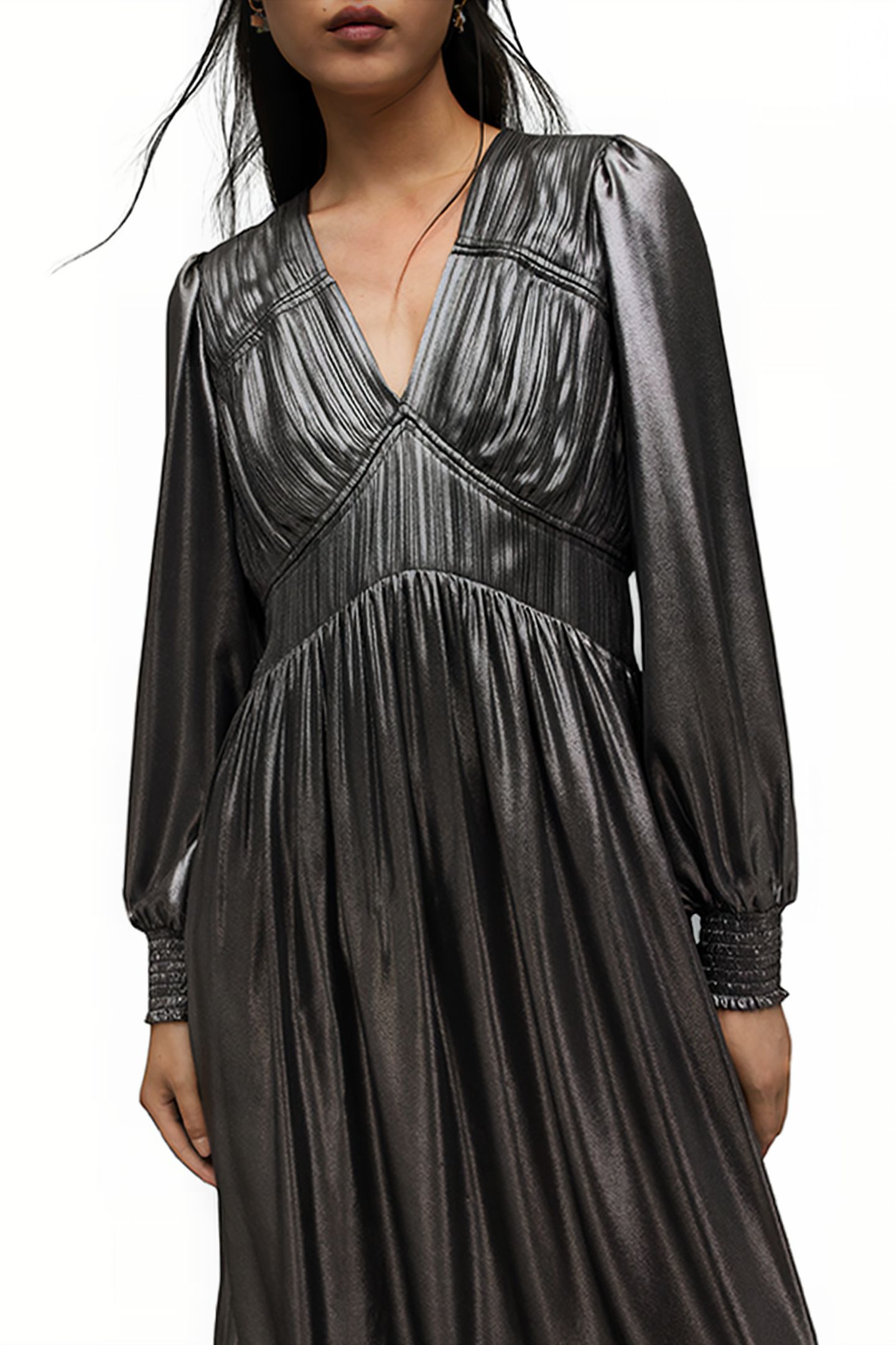 ESTELLE METALLIC DRE GUNMETAL GREY 4