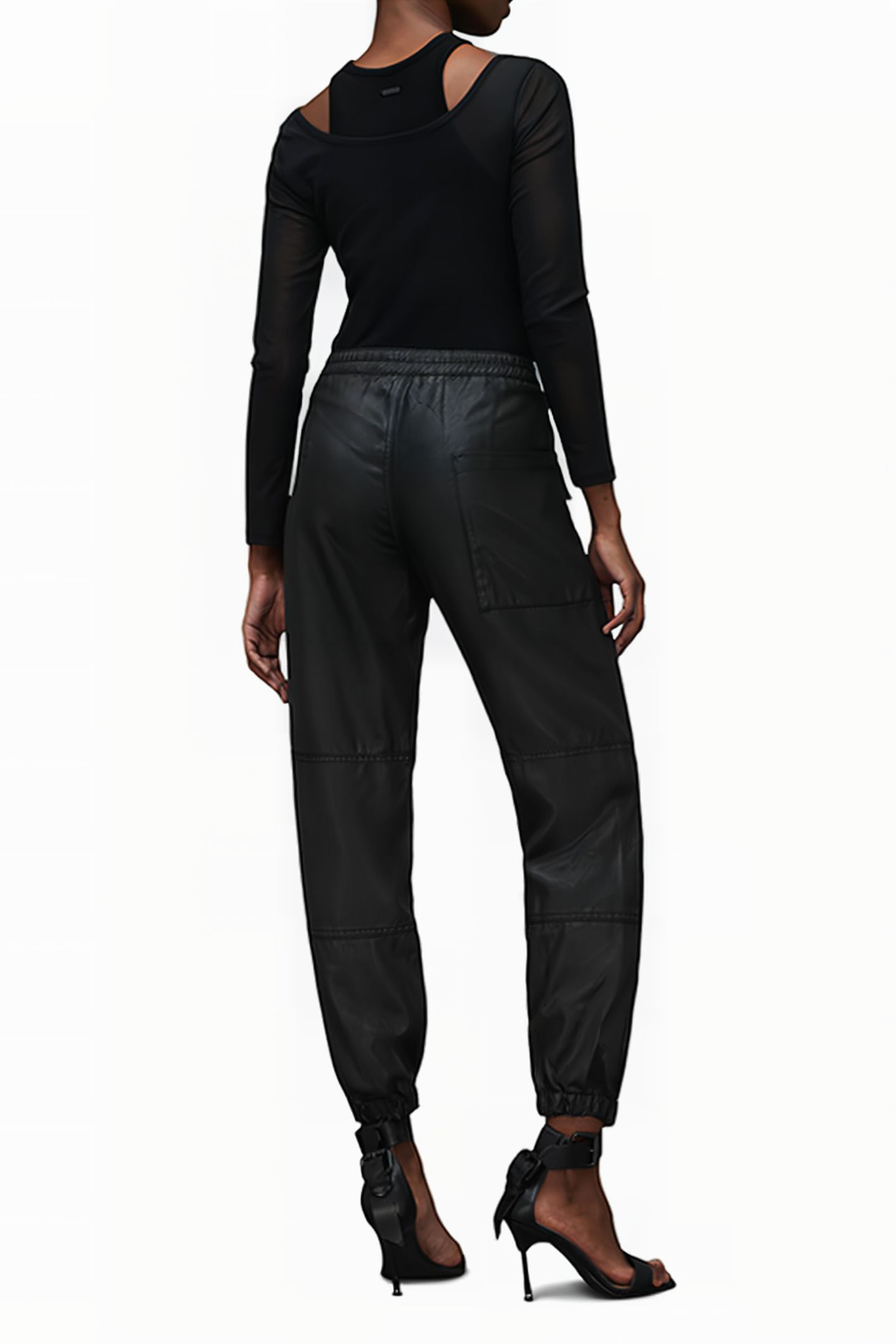 VAL COATED TROUSER BLACK 2