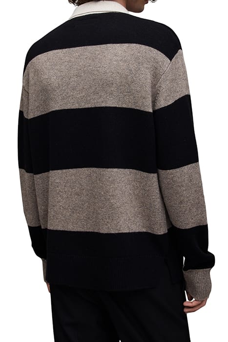 JAX LS POLO BLK/FAWN BROWN ML 2