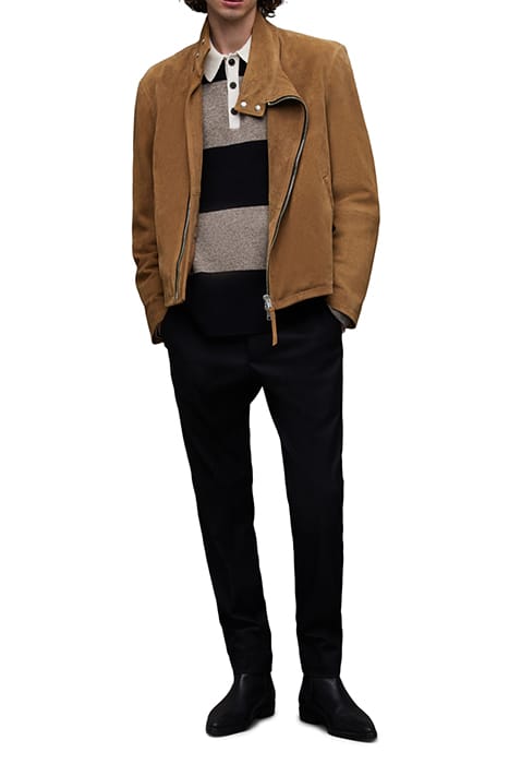 JAX LS POLO BLK/FAWN BROWN ML 3