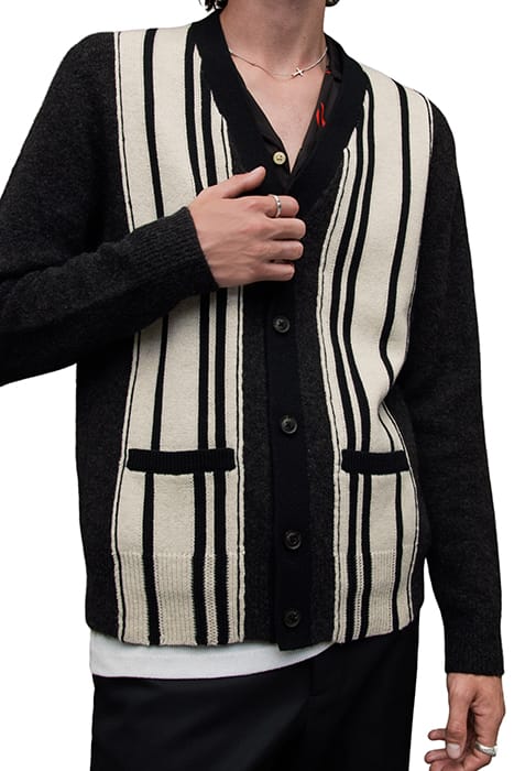 BERKLEY CARDIGAN CINDER BLACK MARL 6