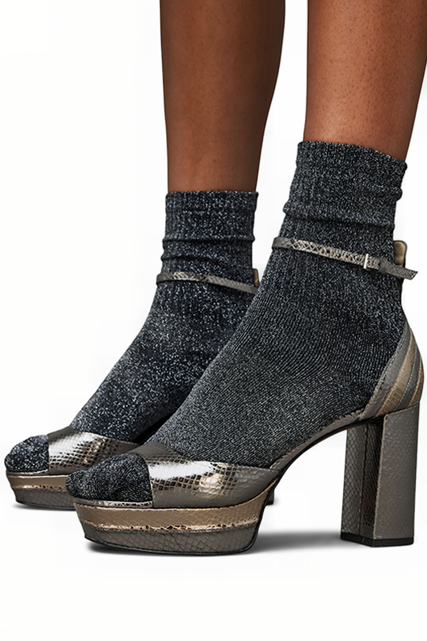 TIA MET PLATFORM HEE GUN/GOLD/BRONZE 2