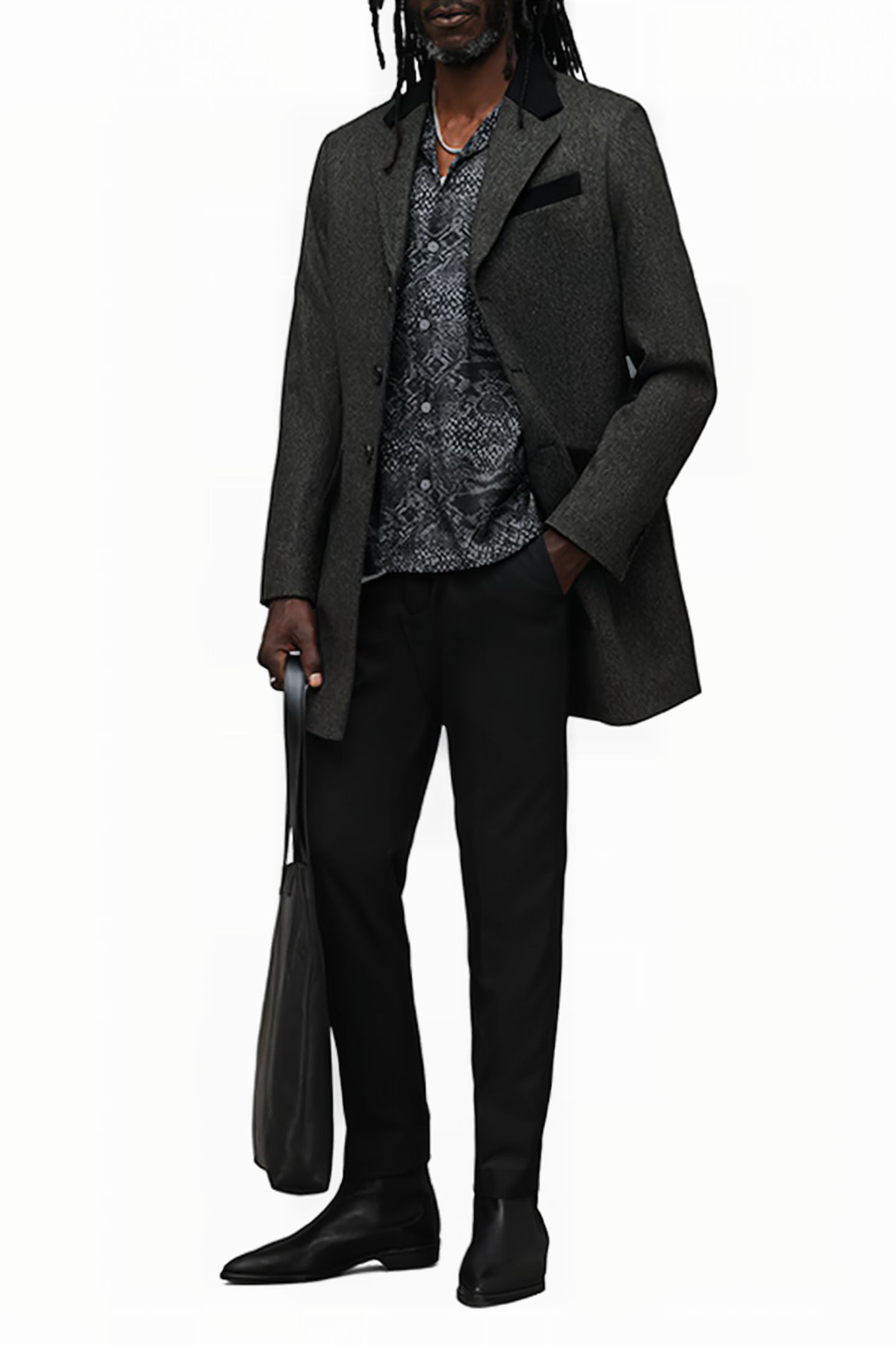 TOMMY COAT CHARCOAL GREY 5