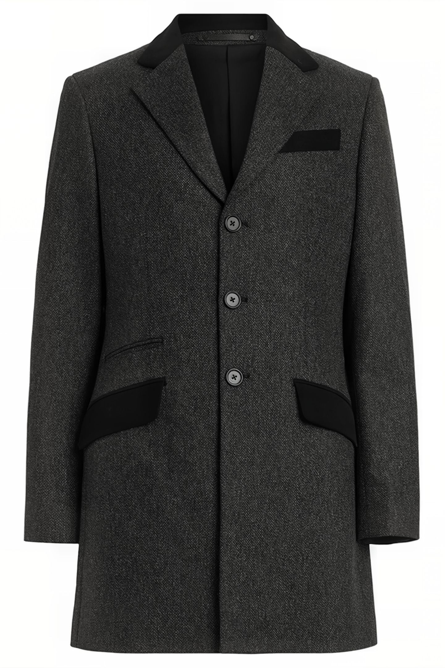 TOMMY COAT CHARCOAL GREY 4