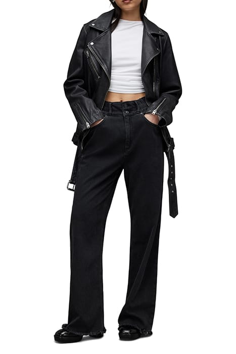 HAILEY WIDE LEG JEAN WASHED BLACK 2