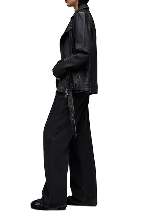 HAILEY WIDE LEG JEAN WASHED BLACK 5