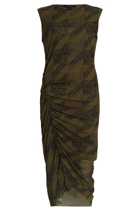 NORA TONI DRESS KHAKI GREEN 3