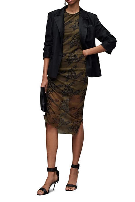 NORA TONI DRESS KHAKI GREEN 4