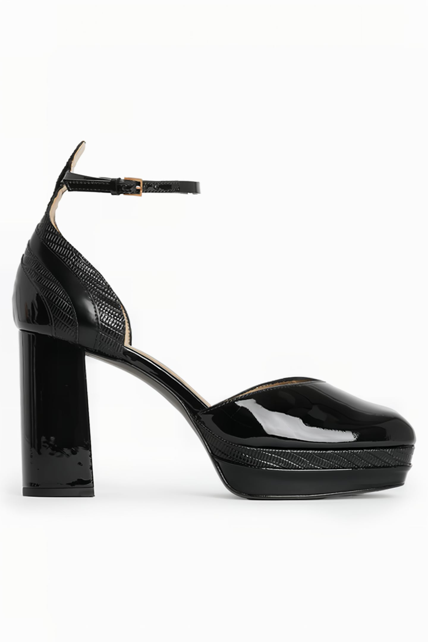 TIFFANY PLATFORM HEE BLACK SHINE 1