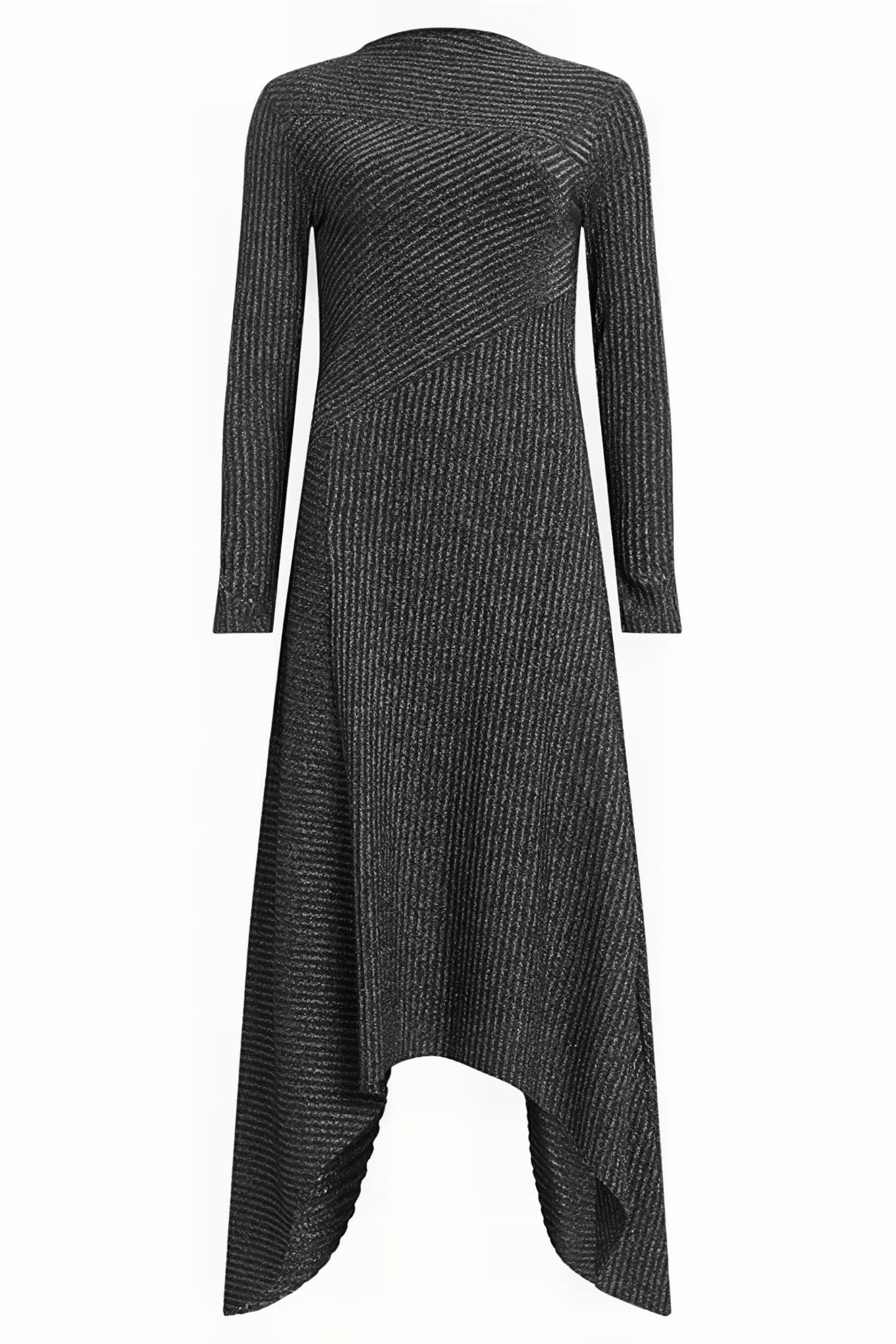 GIA SPARKLE DRESS DARK SILVER 3