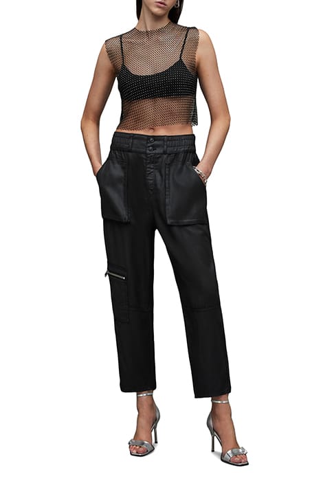 HAILEY COATED JEAN BLACK 2