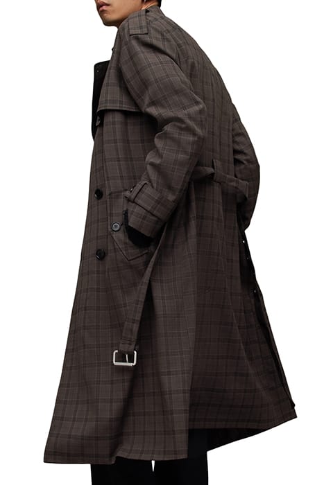 CASTOR TRENCH BROWN CHECK 4