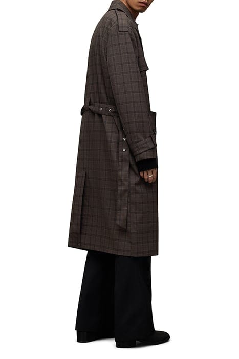 CASTOR TRENCH BROWN CHECK 3