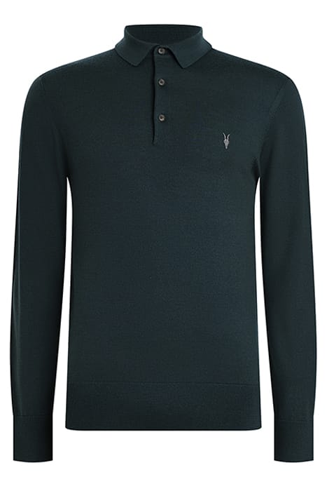 MODE MERINO LS POLO RACING GREEN 4