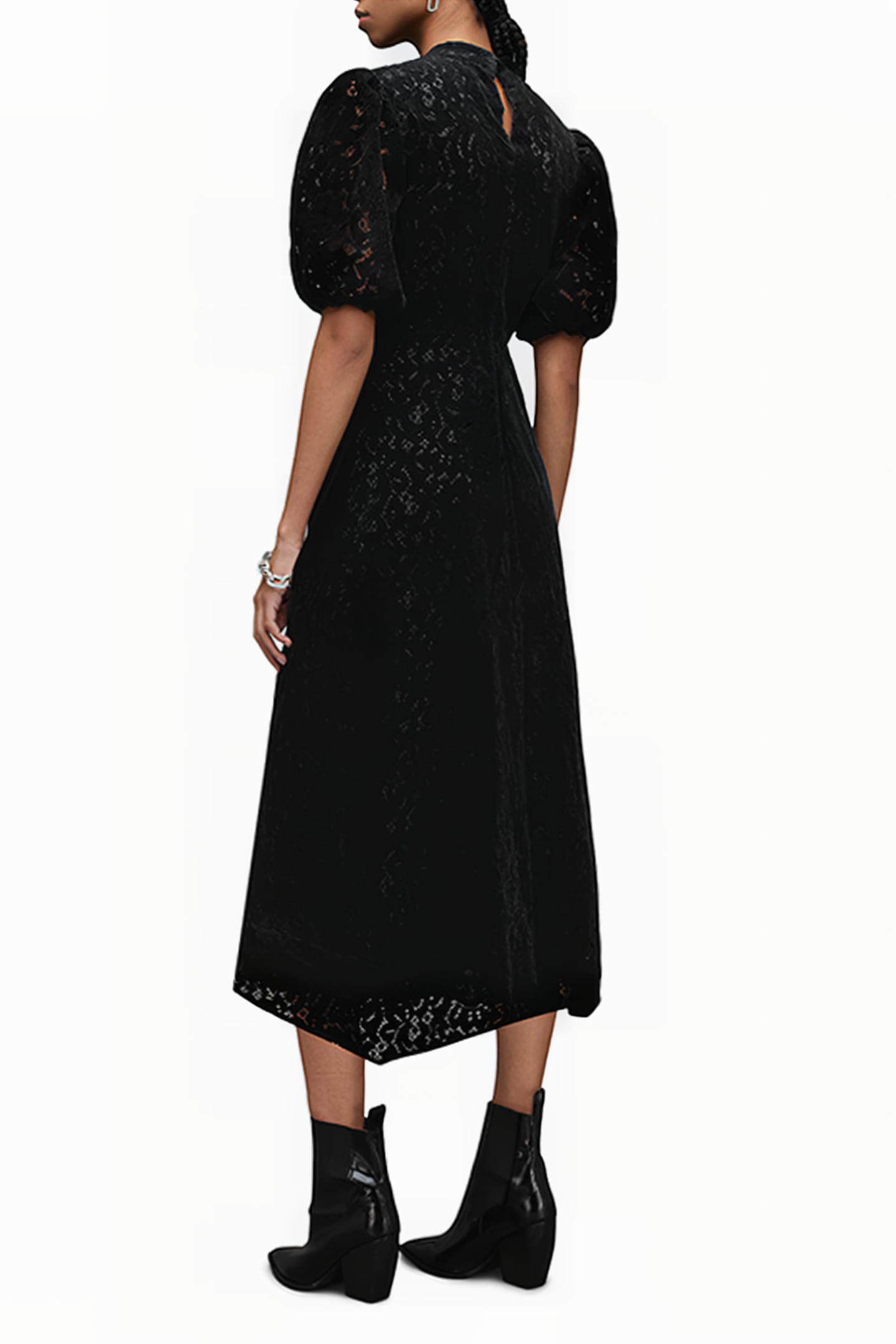 CAMILA LACE DRESS BLACK 2