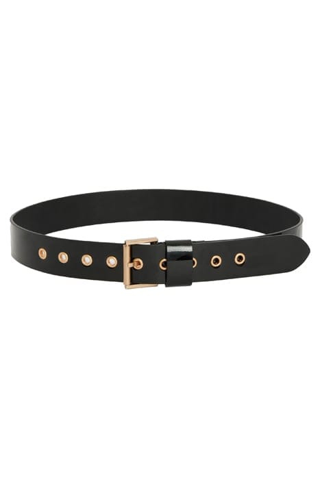 AS ROCKS PATENT BELT BLACK 1
