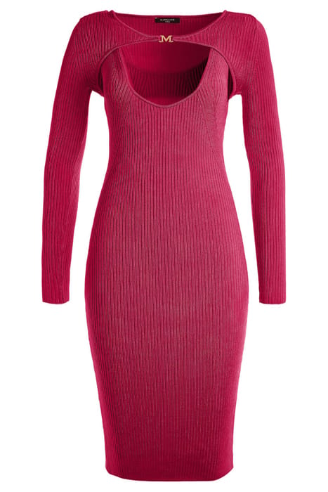 MARCIANO BY GUESS LAVINIA DRESS MID MAGENTA 3