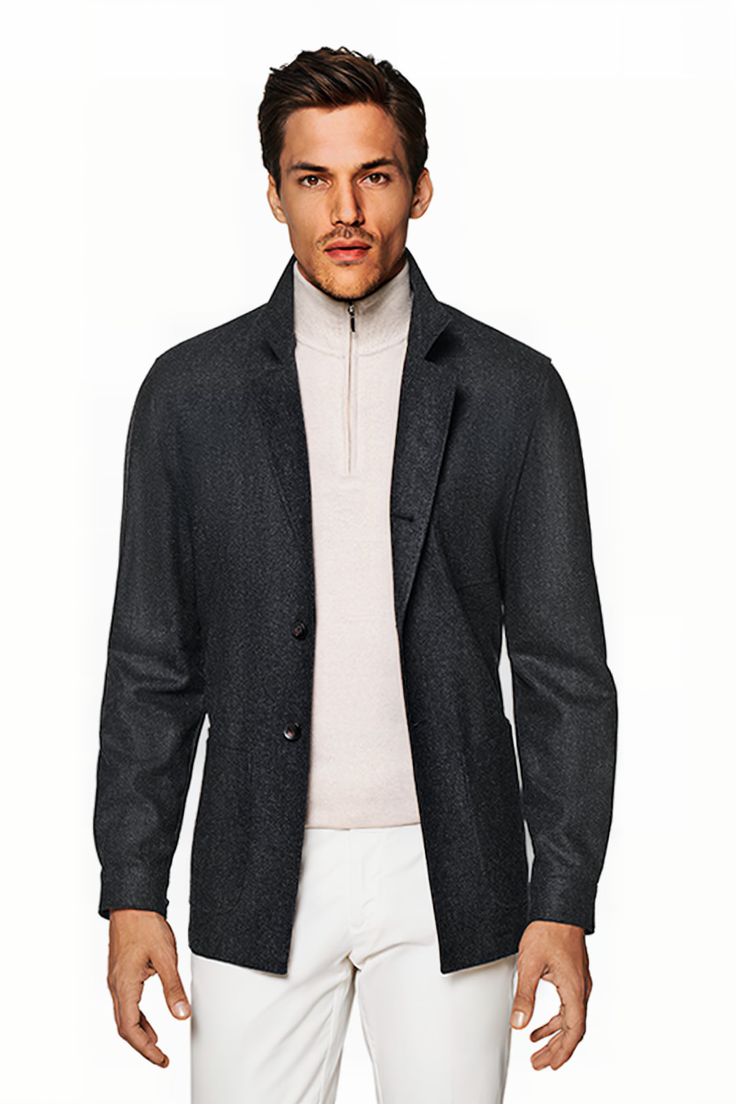 DARK GREY GREENWICH SHIRT-JACKET DARK GREY 1