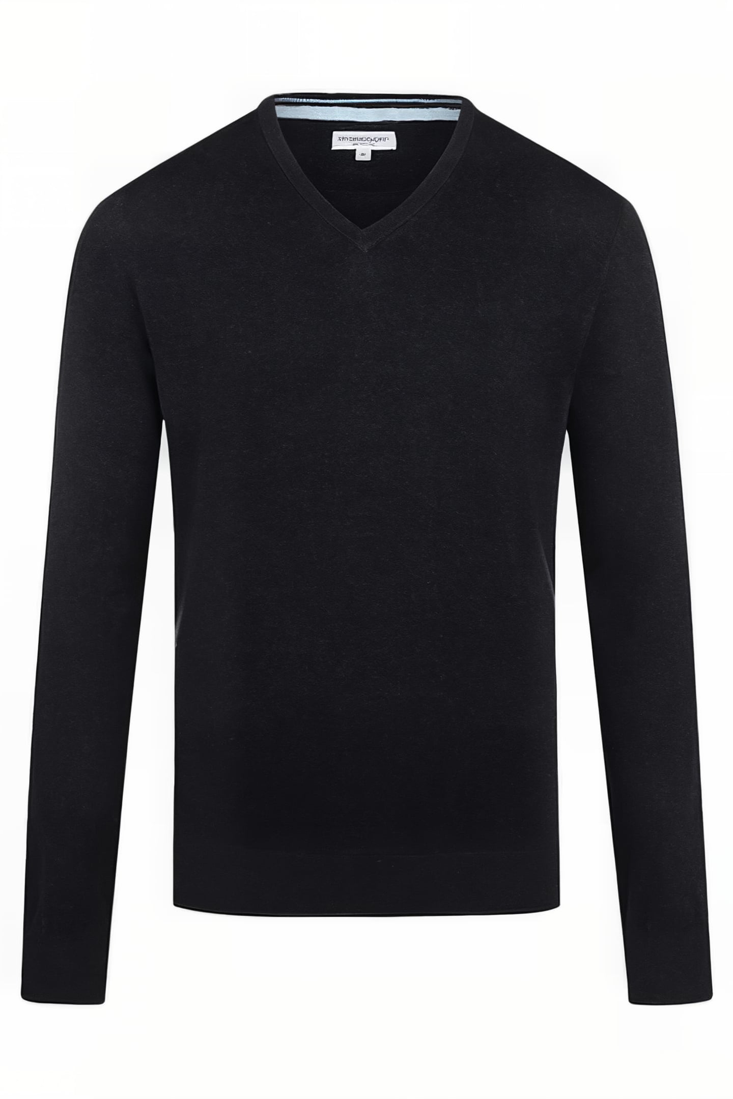V NECK SWEATER NAVY 1