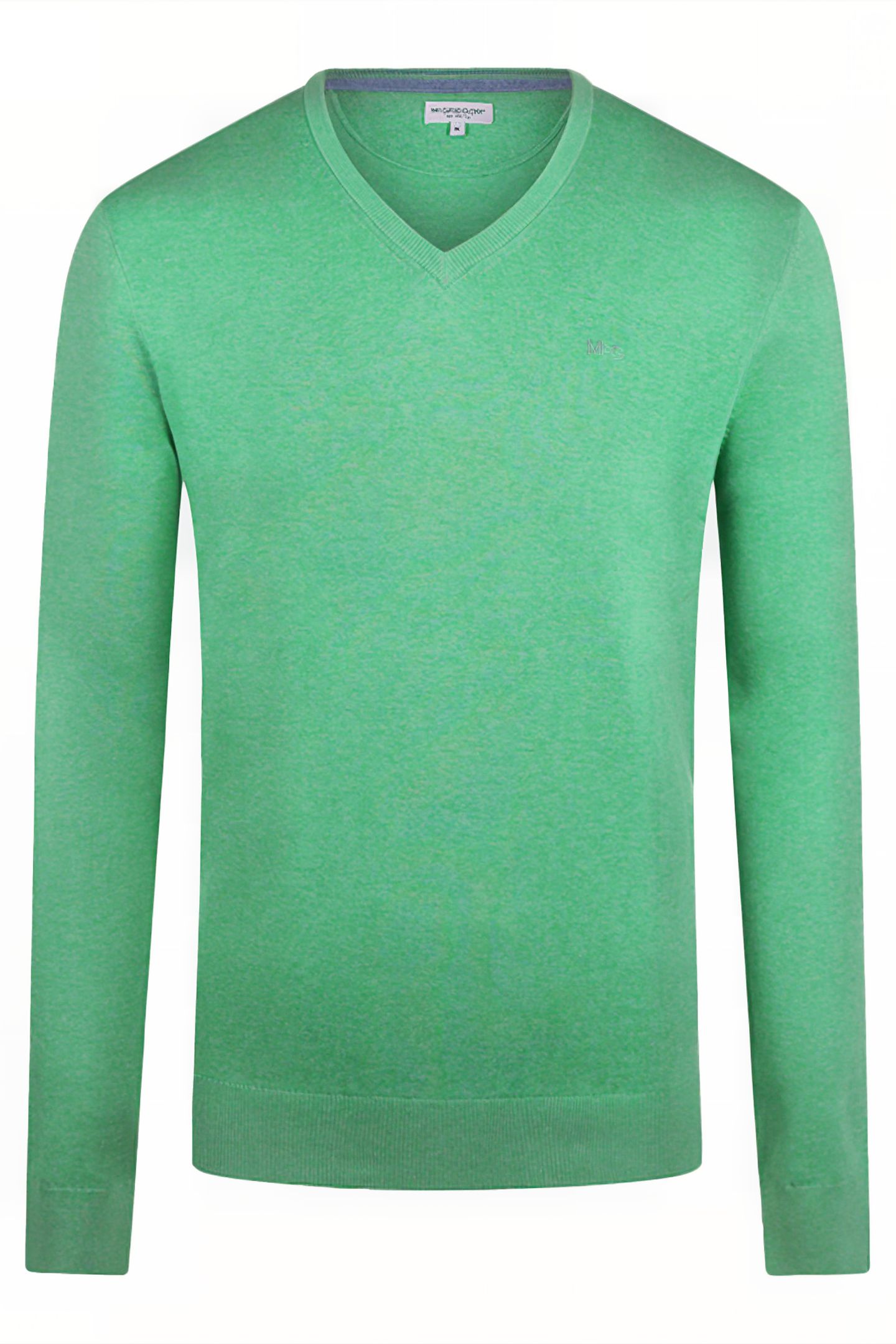 V NECK SWEATER GREEN 1