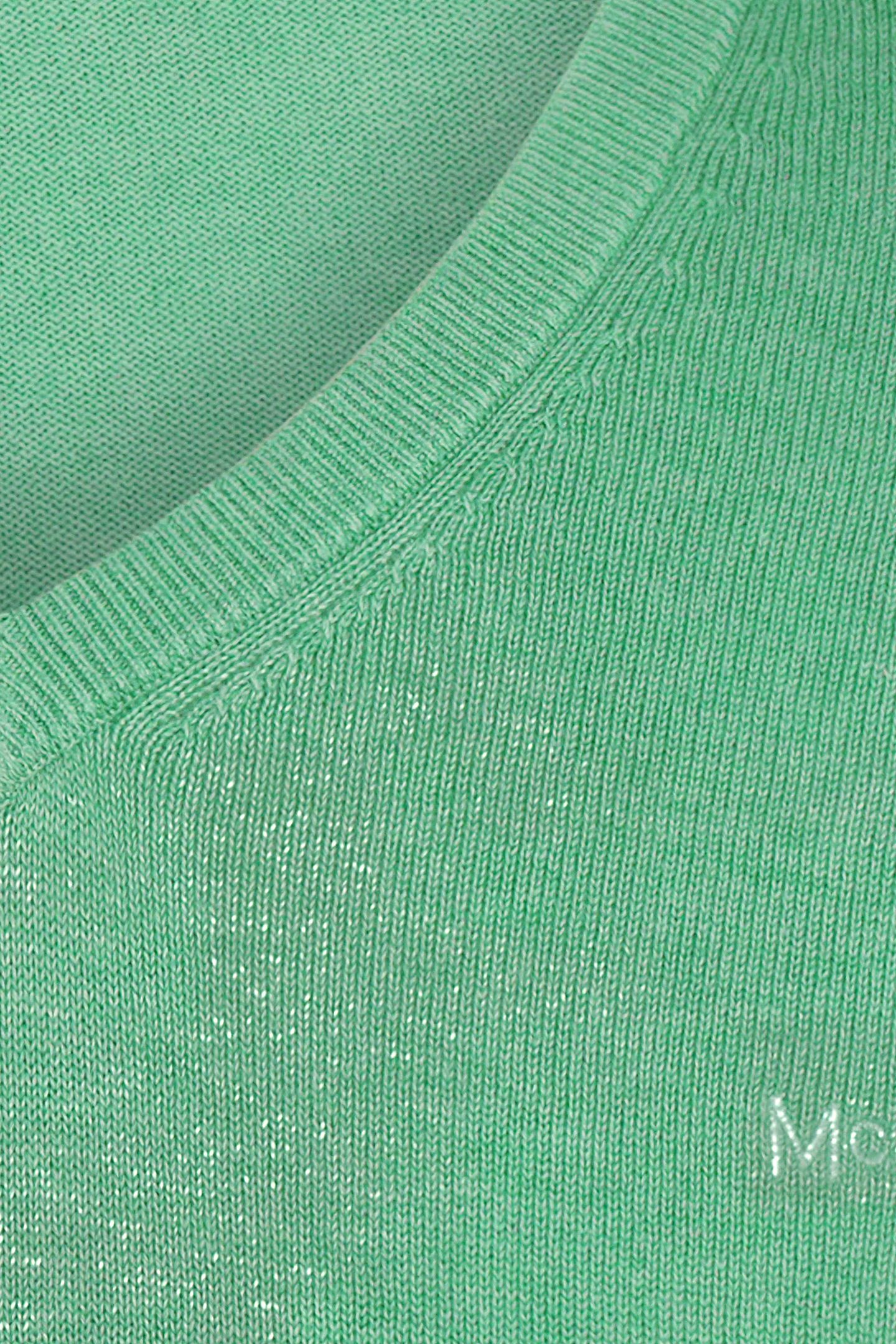 V NECK SWEATER GREEN 3