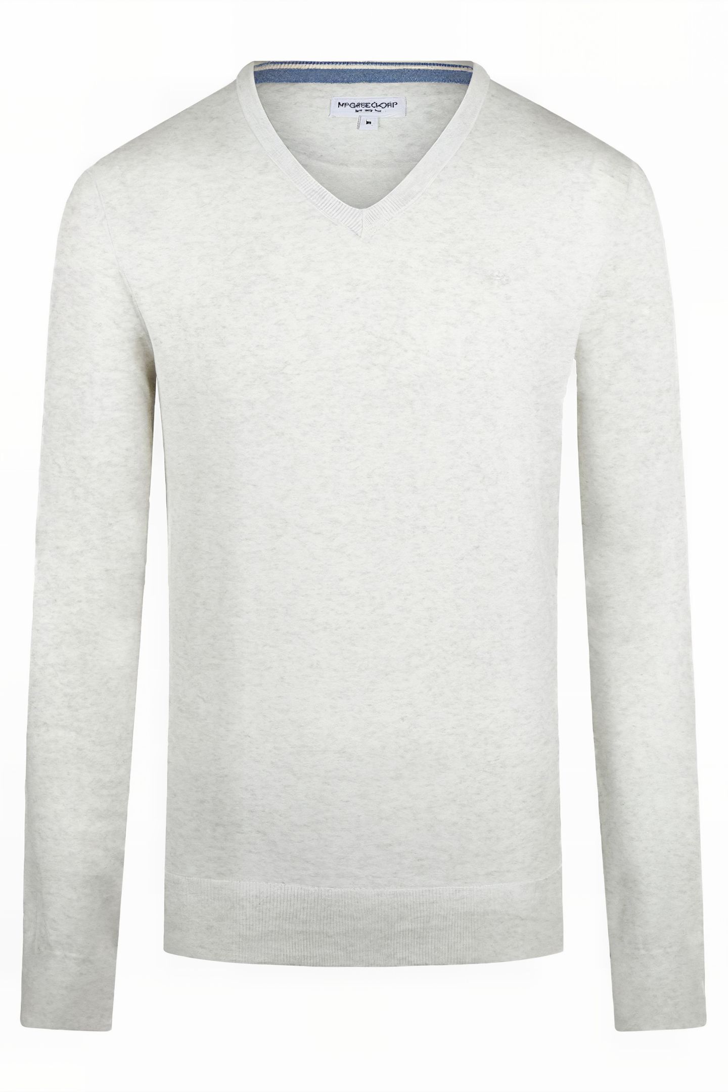 V NECK SWEATER OFF WHITE 1