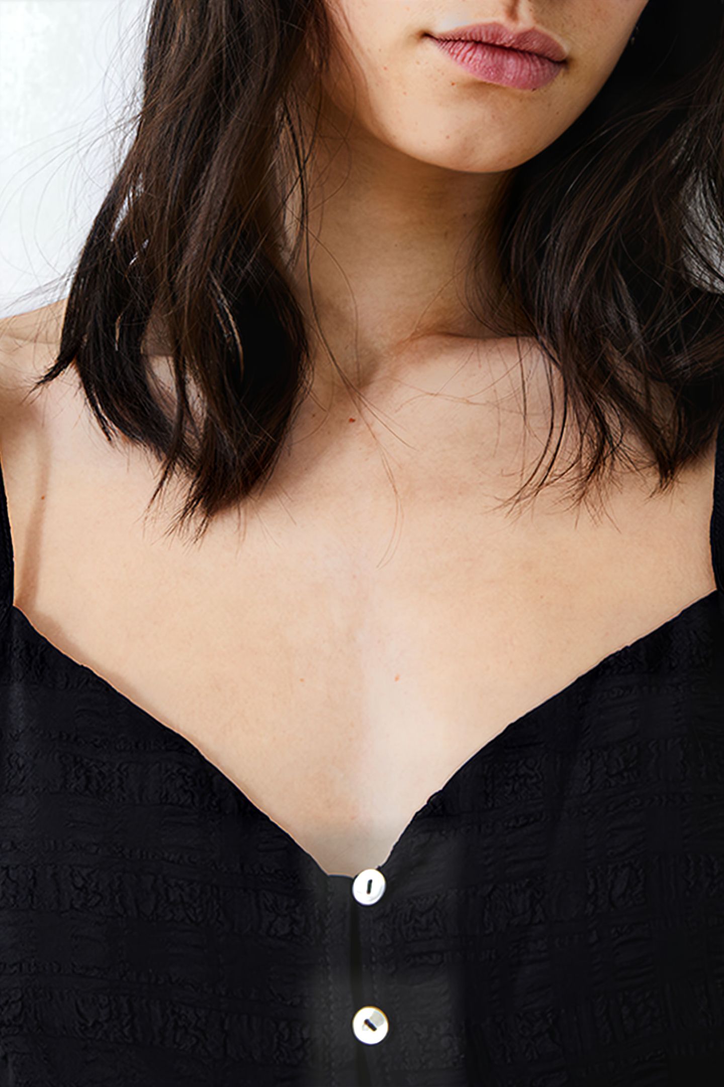 STRAPPY PANELLED CAMI TOP BLACK 5