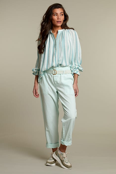 GREEN HIGH WAIST PANTS 3