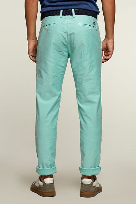 SLIM FIT COTTON CHINO PISTACHE 2