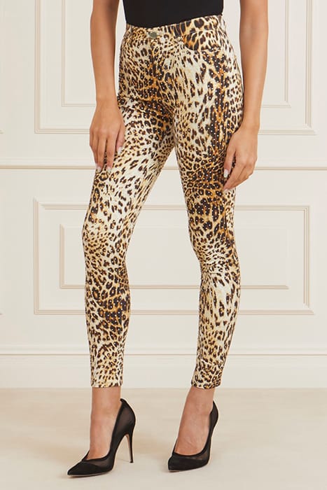 MARCIANO BY GUESS FULL STRASS PRINTED SPELLBOUND SKINNY PANT 1
