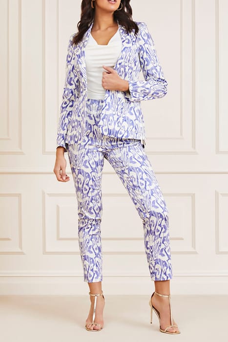 MARCIANO BY GUESS SHELLY PRINTED PANT SUBSTANCE BLUE SKINNY 3